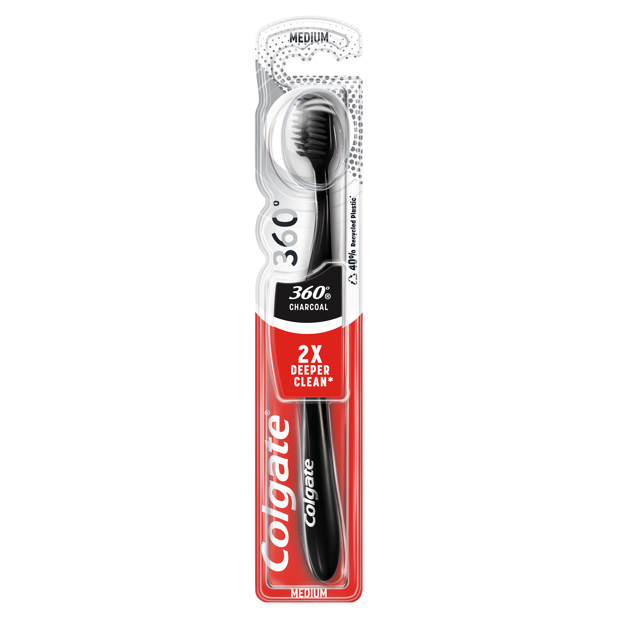 Colgate® 360° Charcoal tandbørste