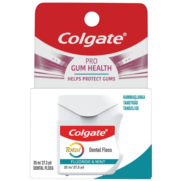 Ødelægge Ydmyge Jeg regner med Colgate® Total Pro Gum Health fluor-mint tandtråd | Colgate®