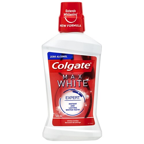 Brandmand Klimaanlæg Orkan Colgate® Max White Expert Whitening mundskyl 500 ml | Colgate®