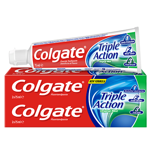 Colgate® Triple Action, Tandpasta, 100ml