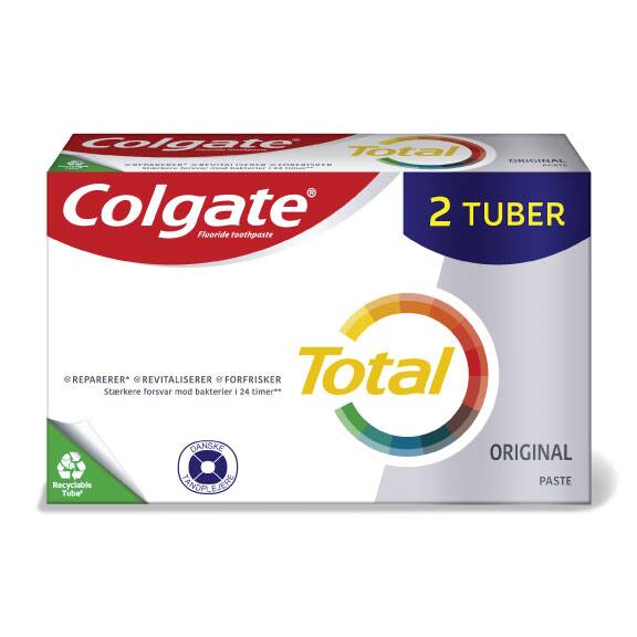 om ulovlig sten Colgate® Total – Original tandpasta 2 x 50 ml | Colgate®