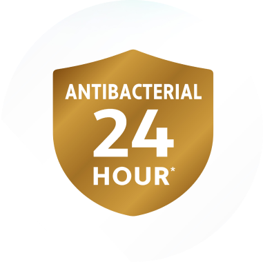 24-timers antibakteriel¹